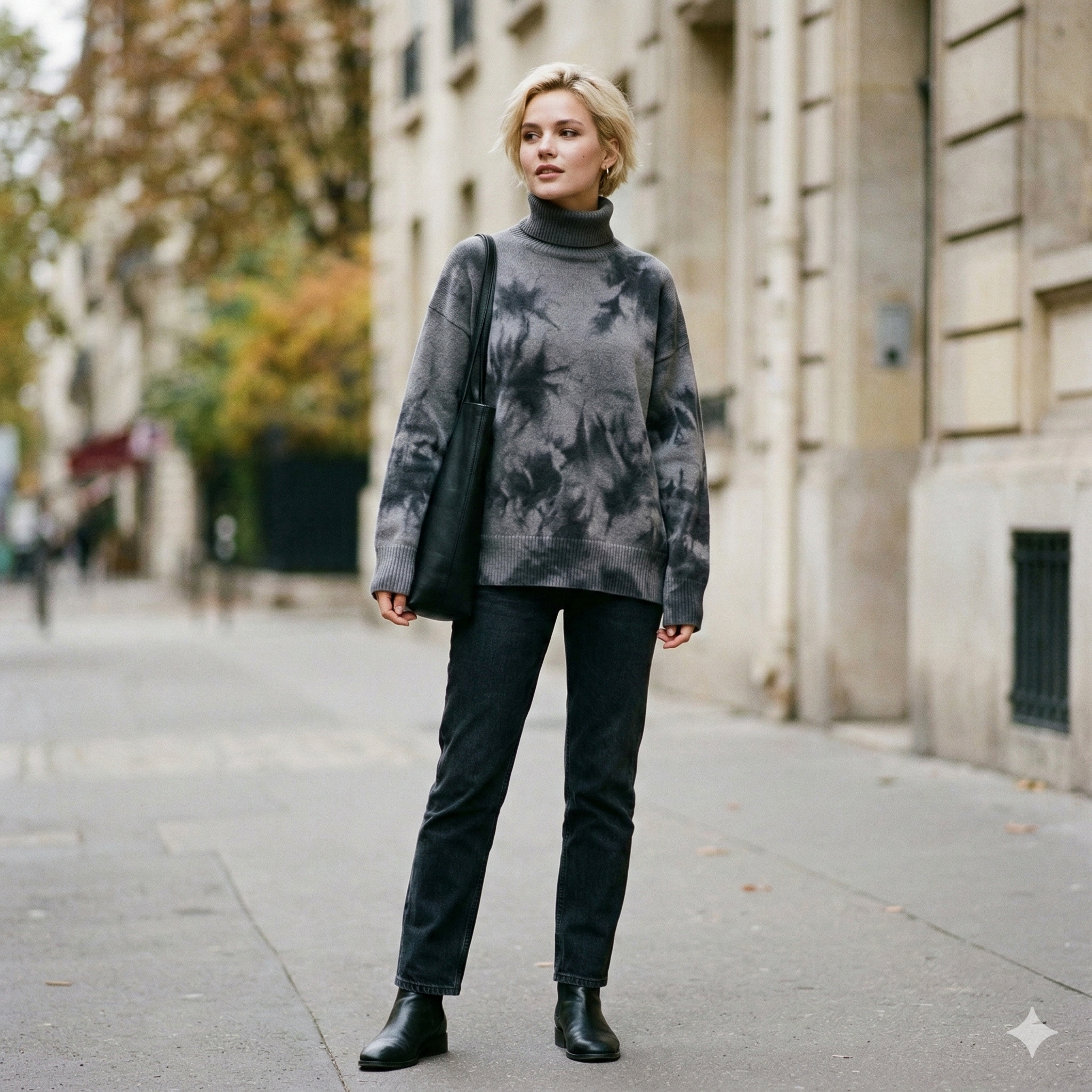 The Onyx Nebula Turtleneck