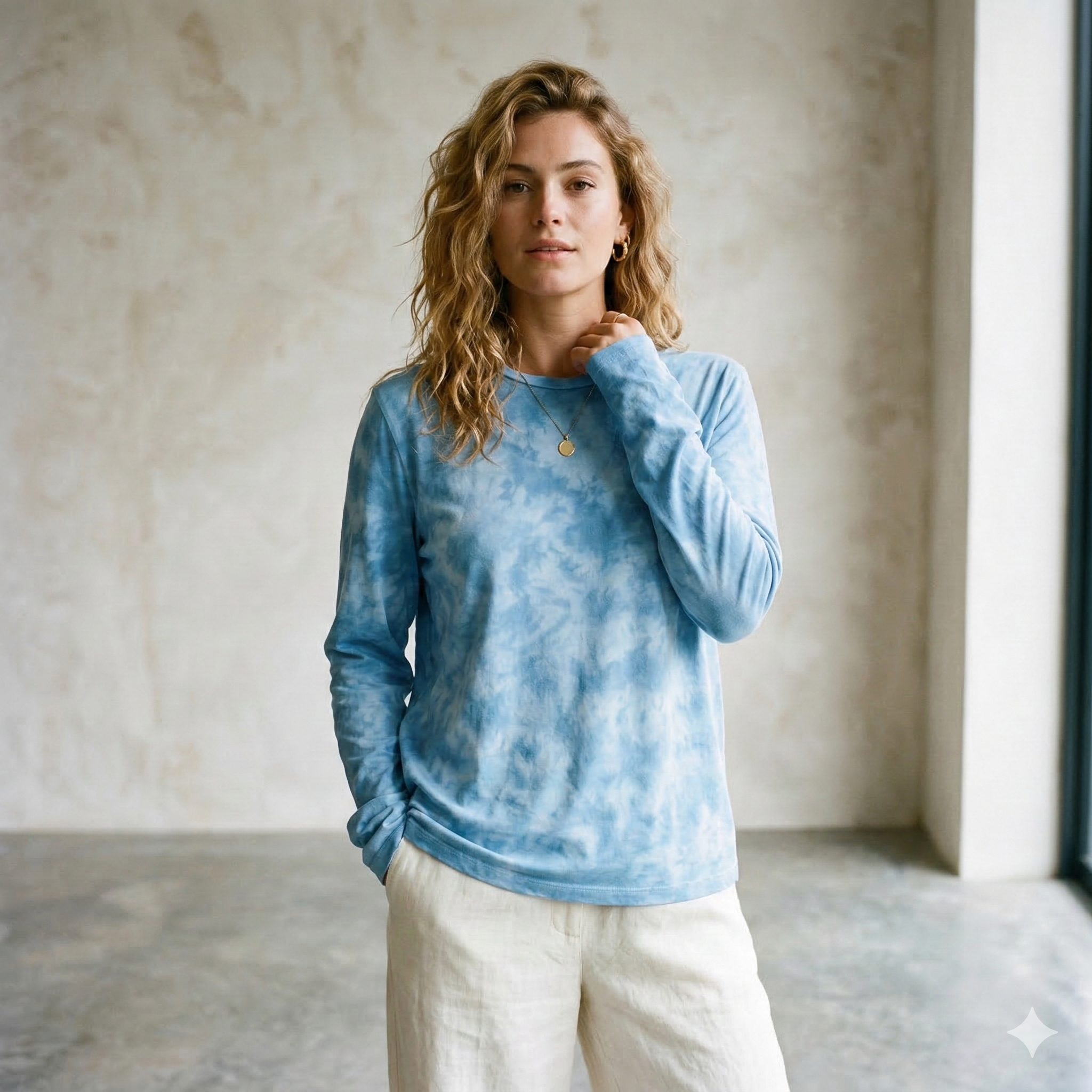 The Azure Cloud Long-Sleeve