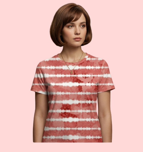 The Crimson Wave Leheriya Tee