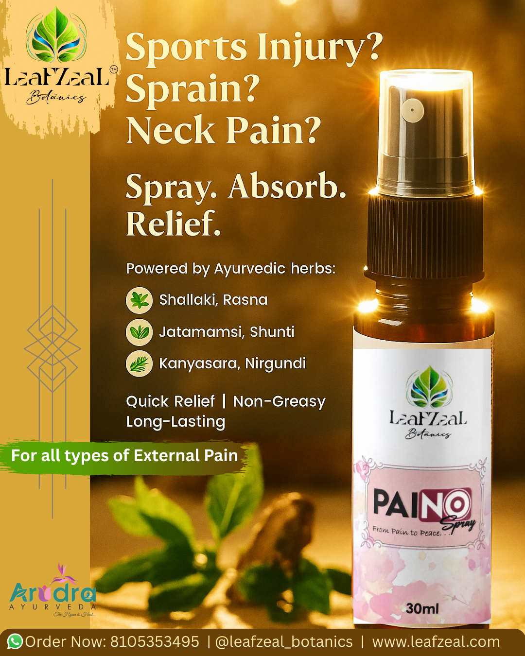 LeaFZeaL PainO Spray