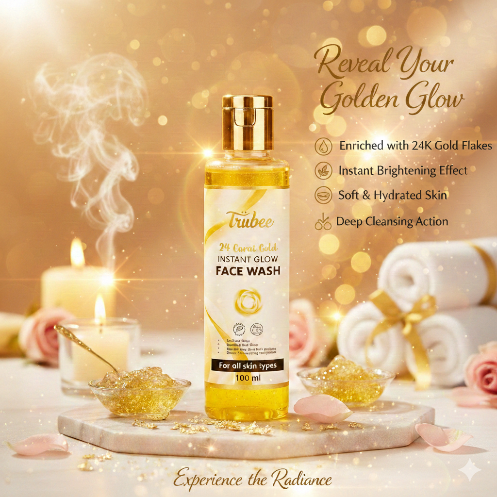 TRUBEE 24 Karat Gold Face Wash - 100ml