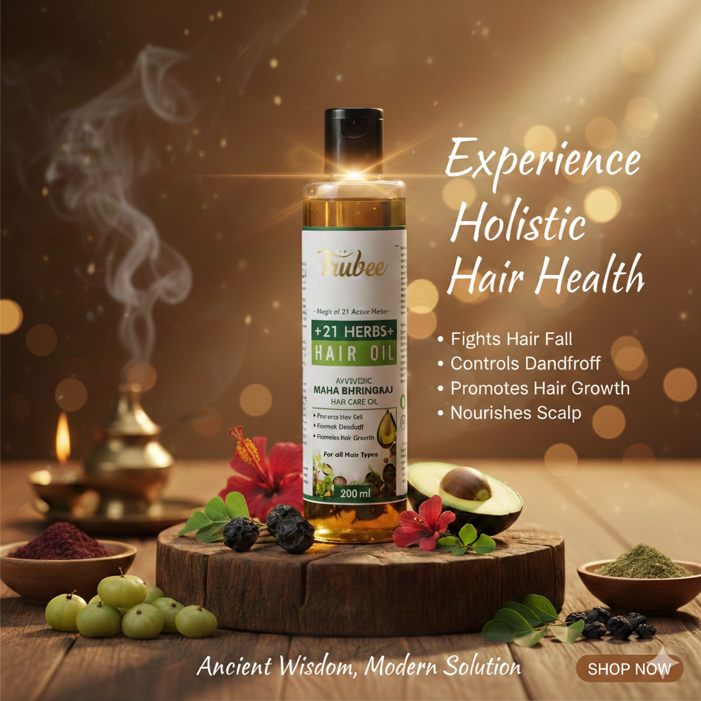 TRUBEE 21 Mix Herbs Hair Oil