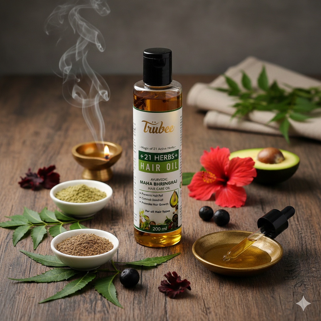 TRUBEE 21 Mix Herbs Hair Oil