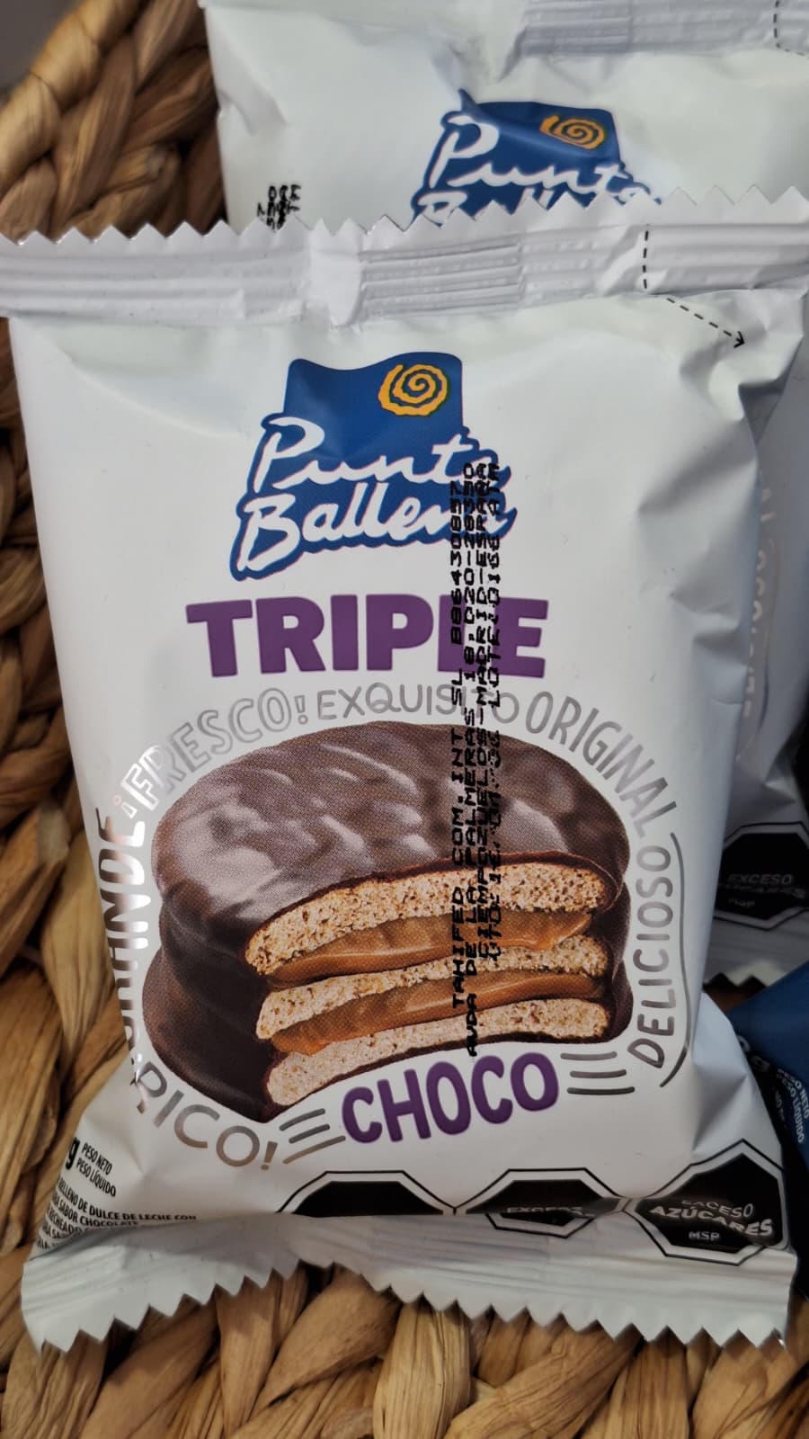 Alfajor Punta Ballena Triple Choco
