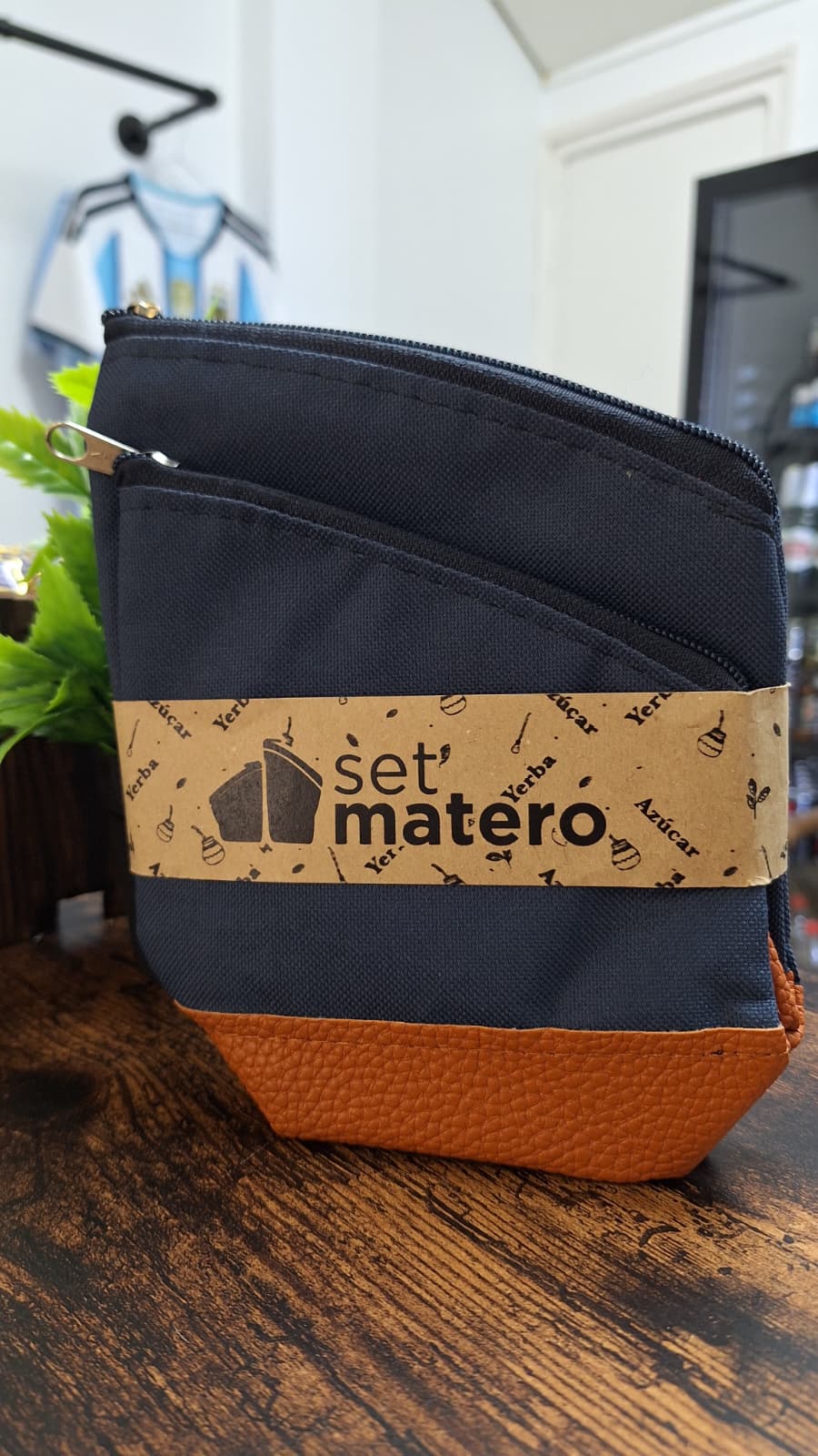 Set Matero Azul y Camel