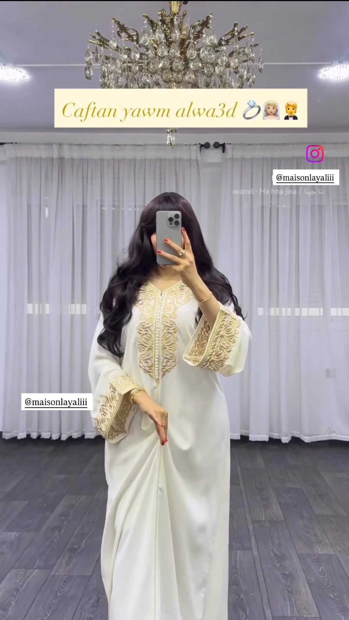 Caftán Blanco Elegante