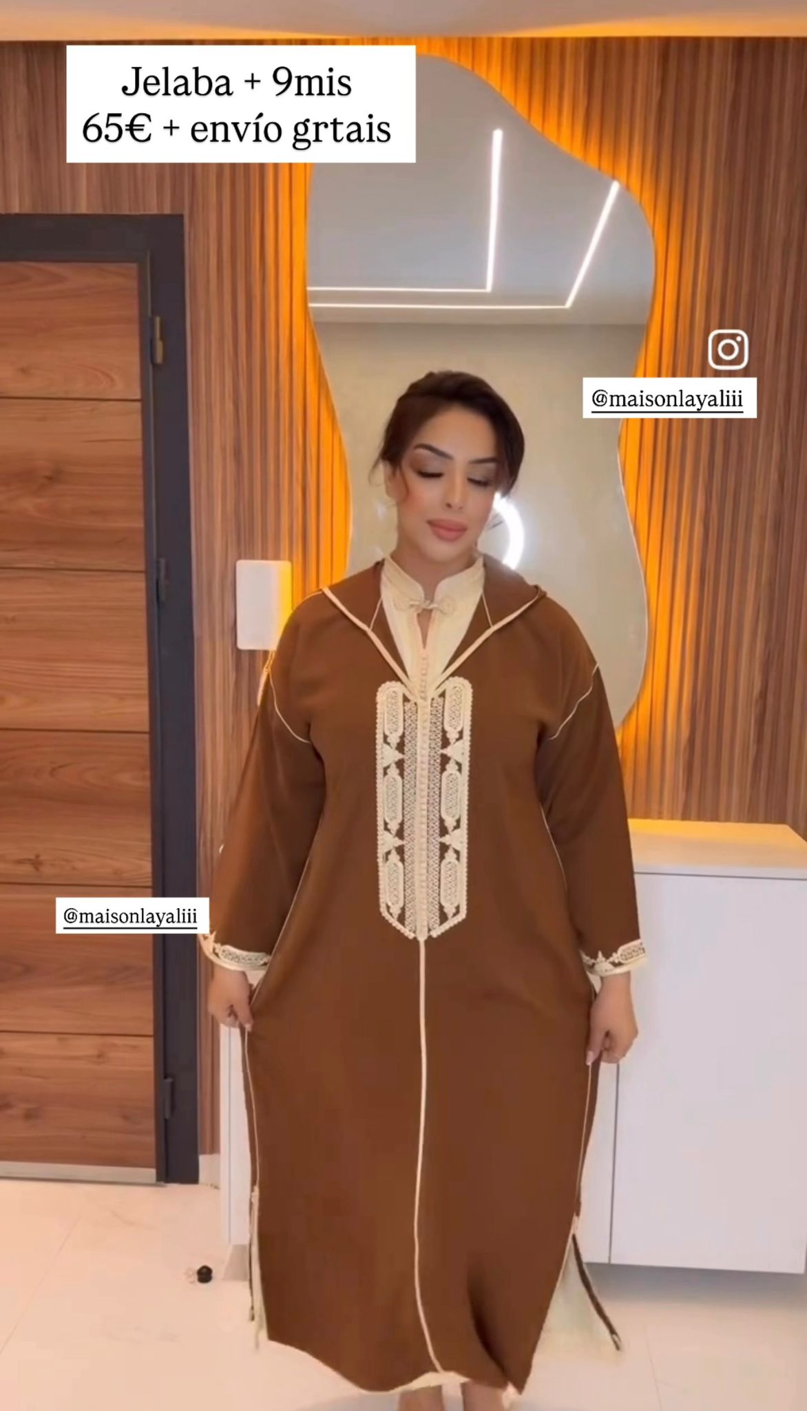 Jelaba Marrón kmis 