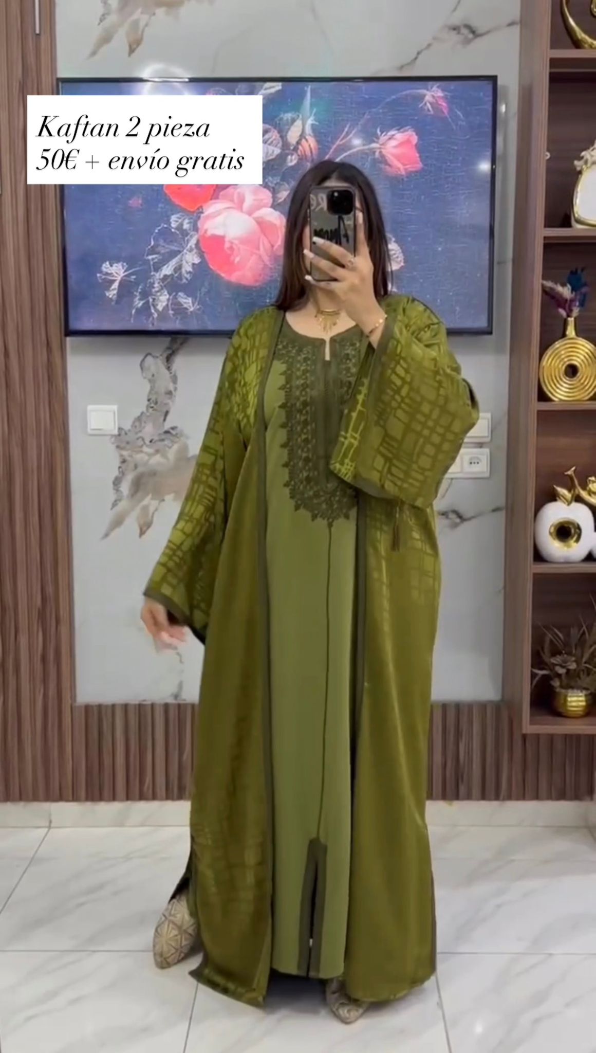 Kaftán de 2 piezas