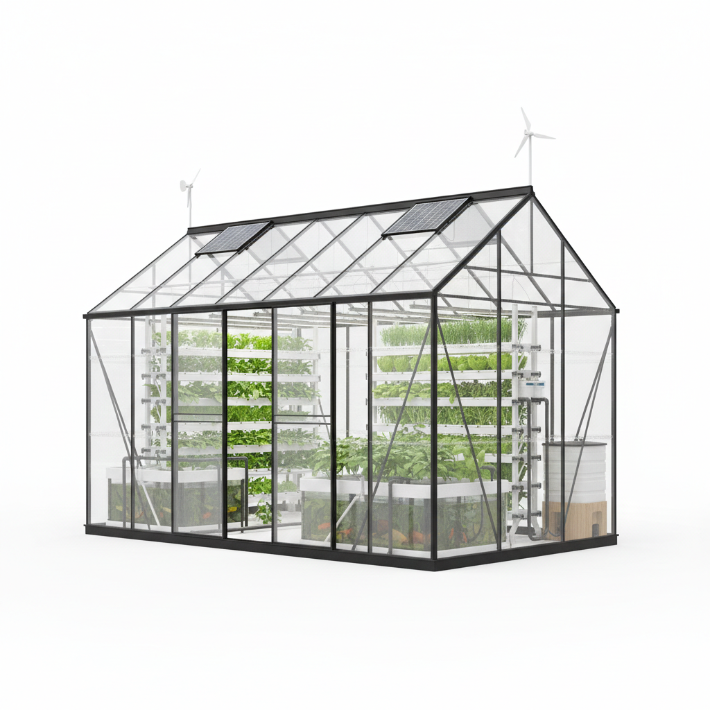 Mini Serre de Jardin avec Panneau Solaire