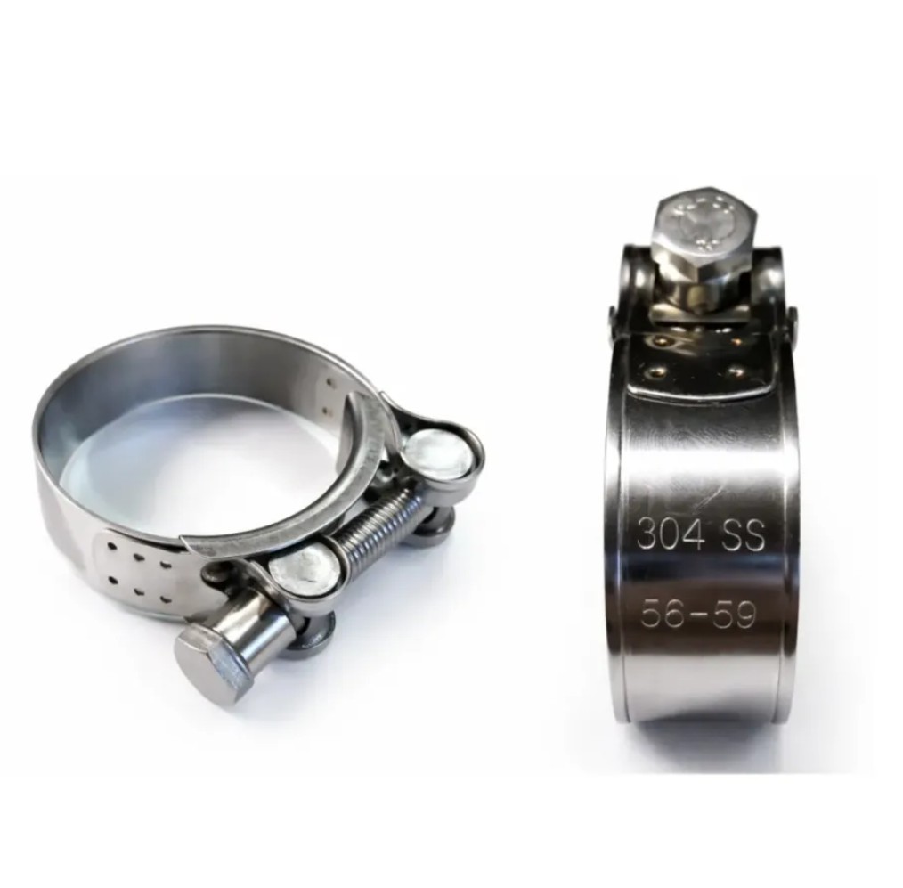 Sąvarža, 56–59 mm anga, 13 mm varžto galva, 8 mm storis, SS304