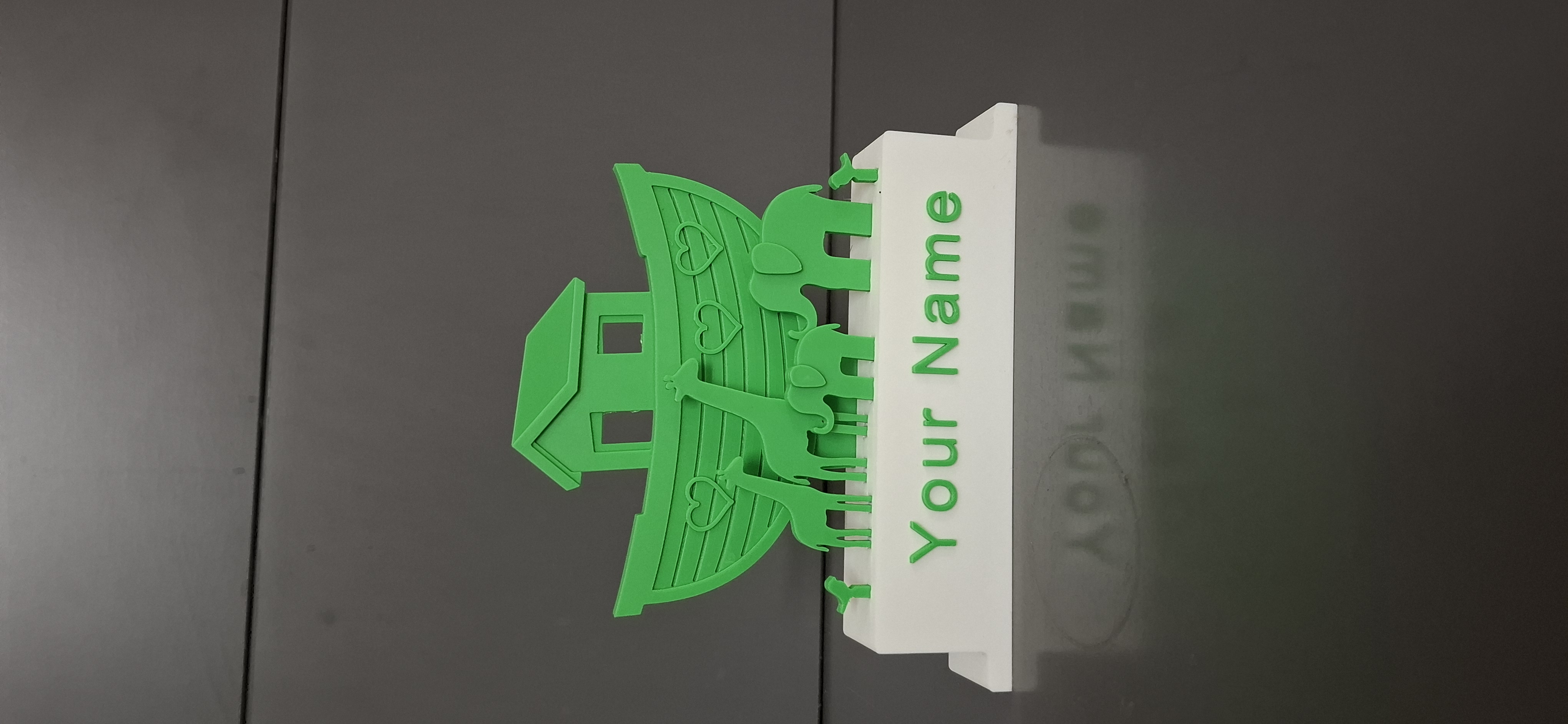 Personalized Name Plate Stand