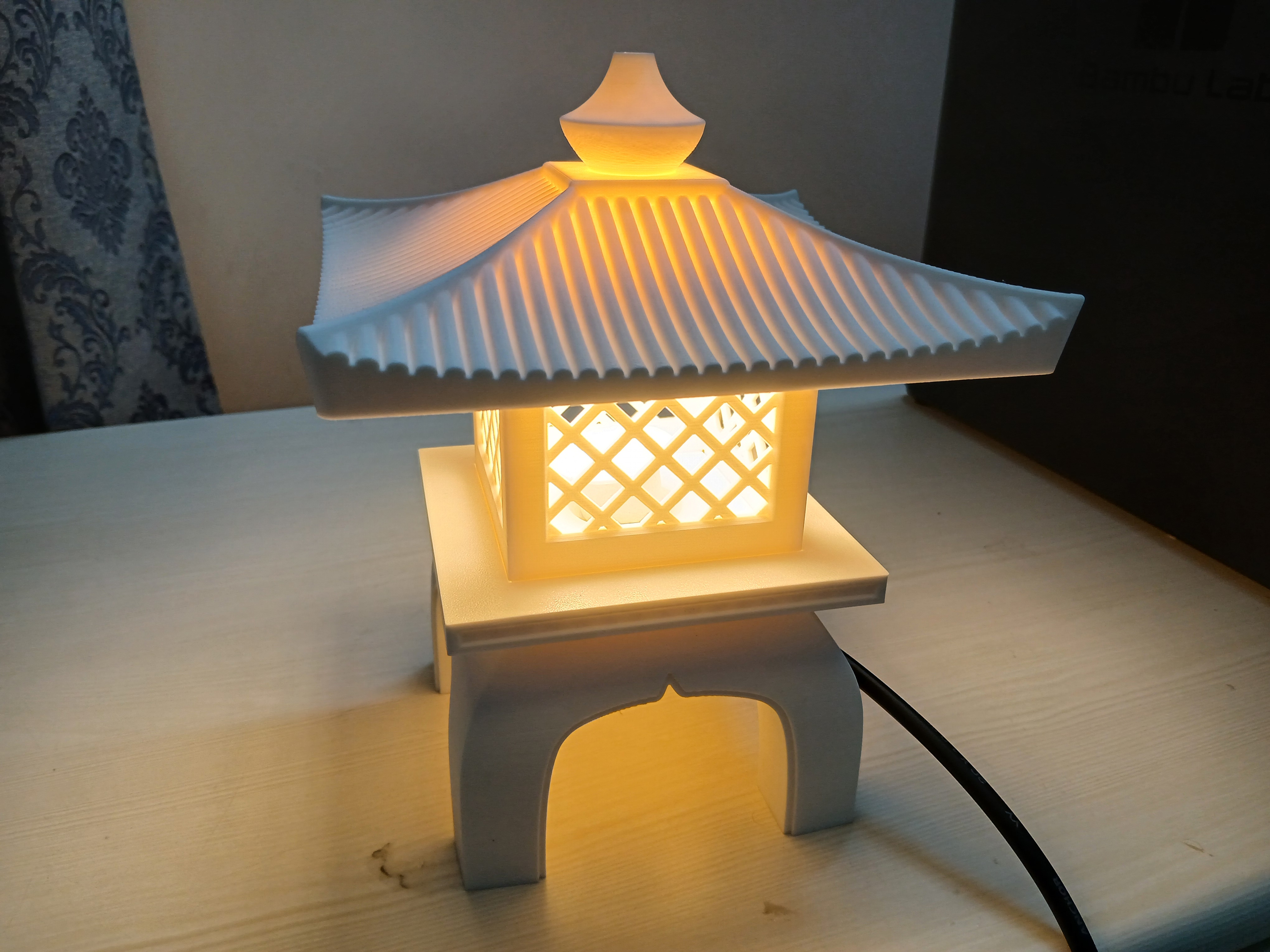Japanese Pagoda Table Lamp