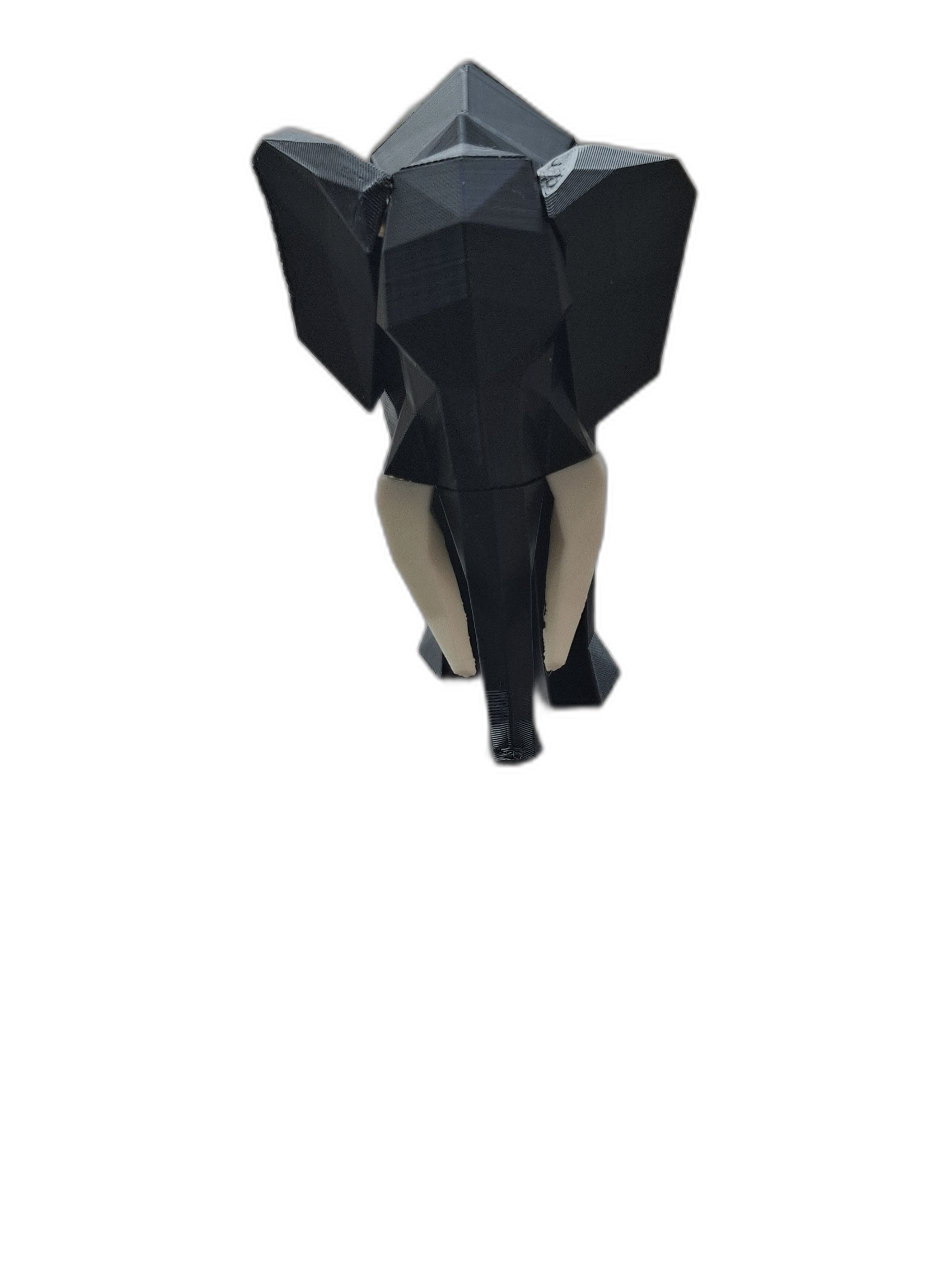 Geometric Elephant Sculpture