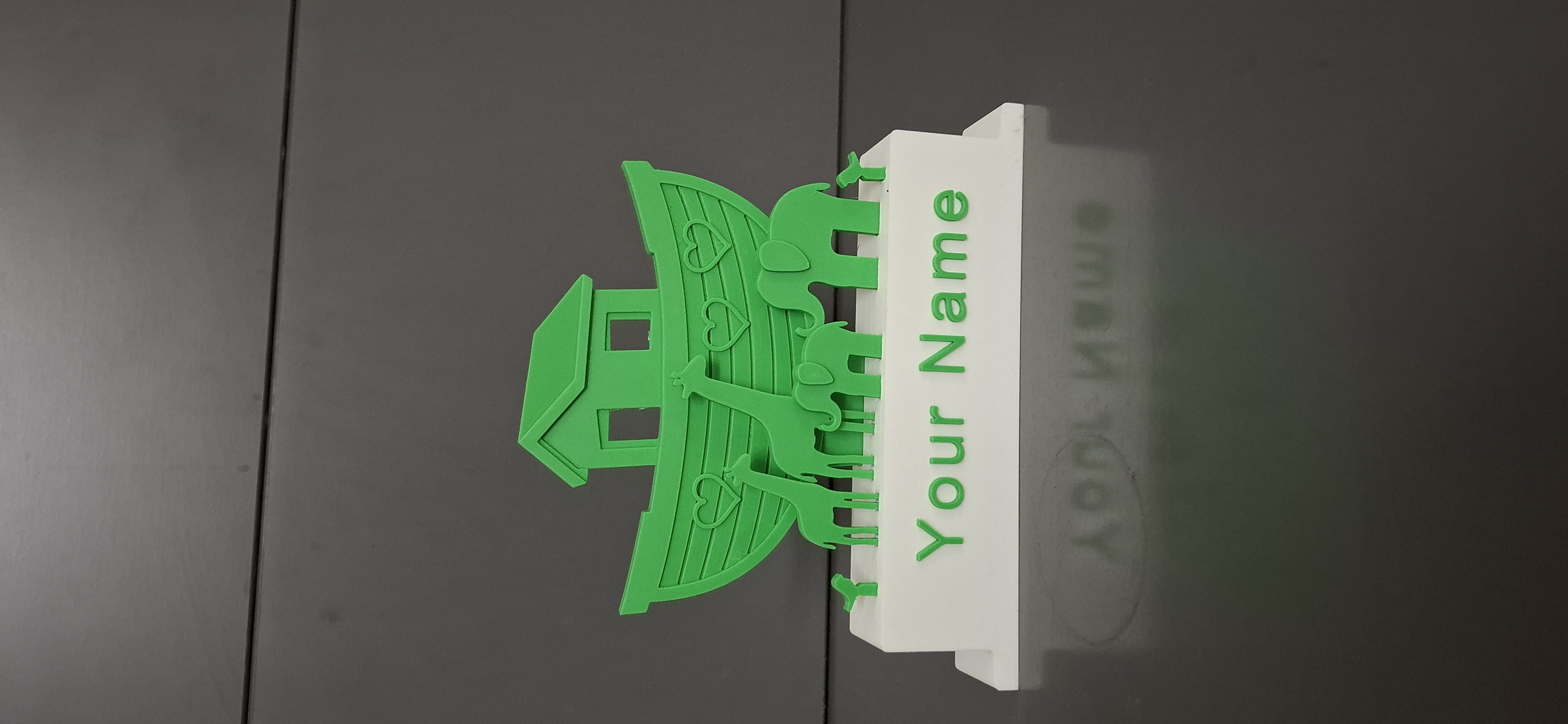 Personalized Name Plate Stand