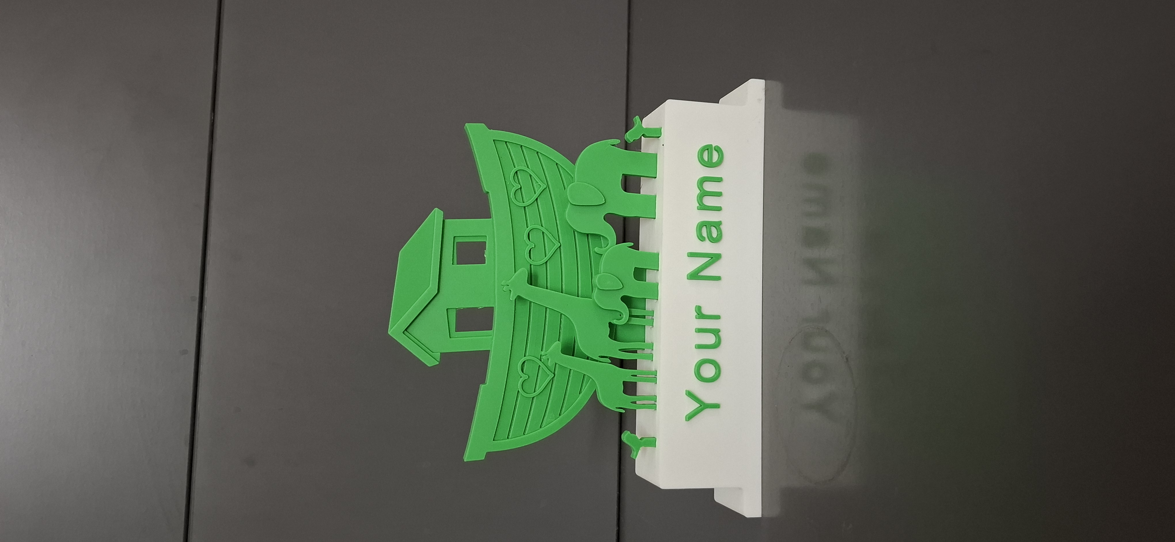 Personalized Name Plate Stand