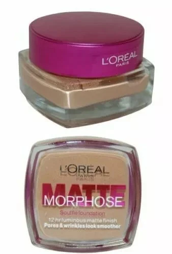 L'Oreal Matt Morphose Foundation 12H Luminous | 310 Amber Souffle | Matte Finish