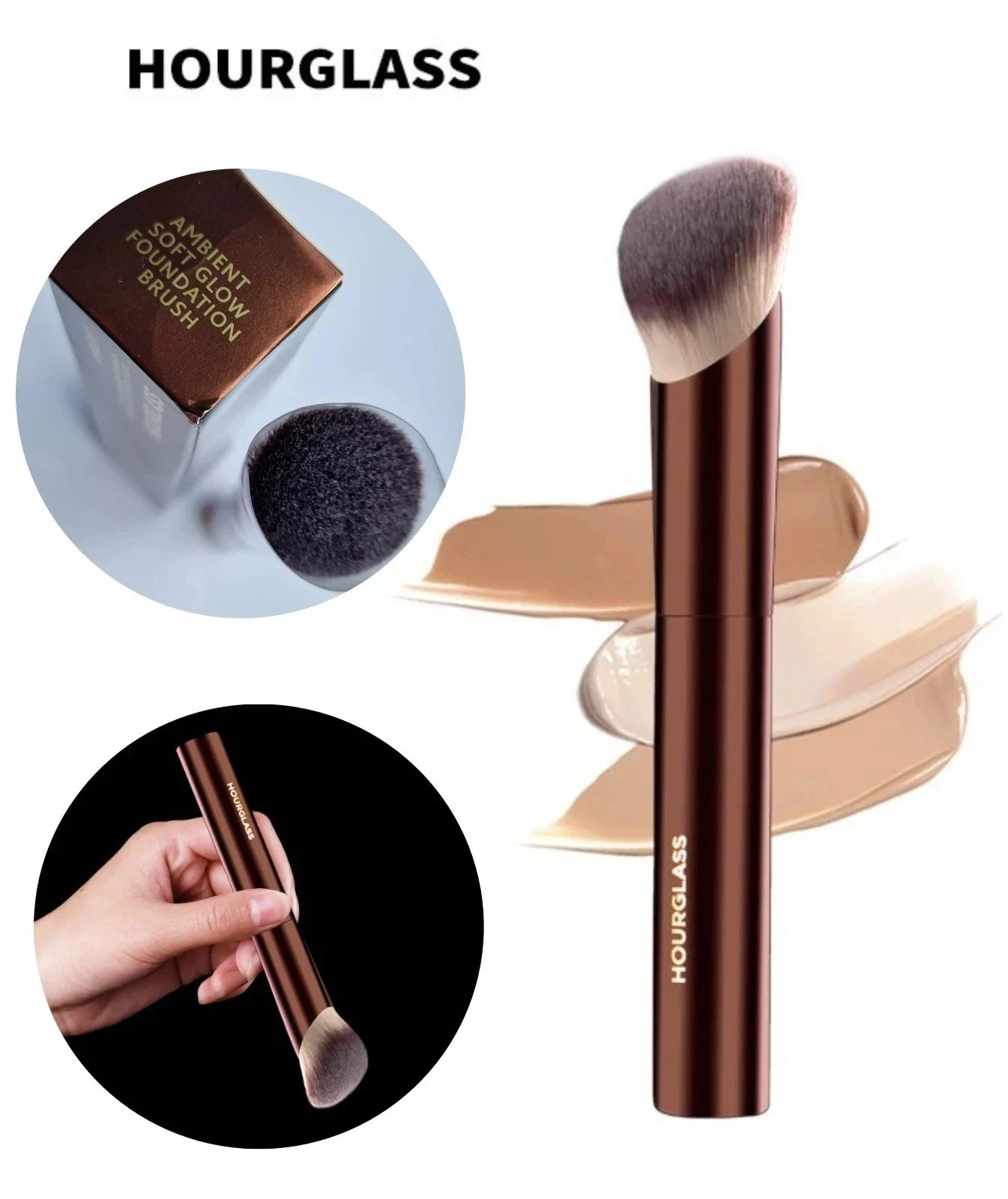 Hourglass Ambient Soft Glow Foundation Brush – New & Boxed – Fast Dispatch