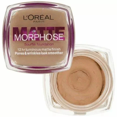 L'Oreal Matt Morphose Foundation 12H Luminous | 310 Amber Souffle | Matte Finish