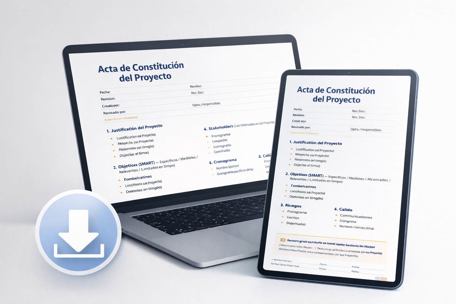 Plantilla Digital Acta de Constitución de Proyecto