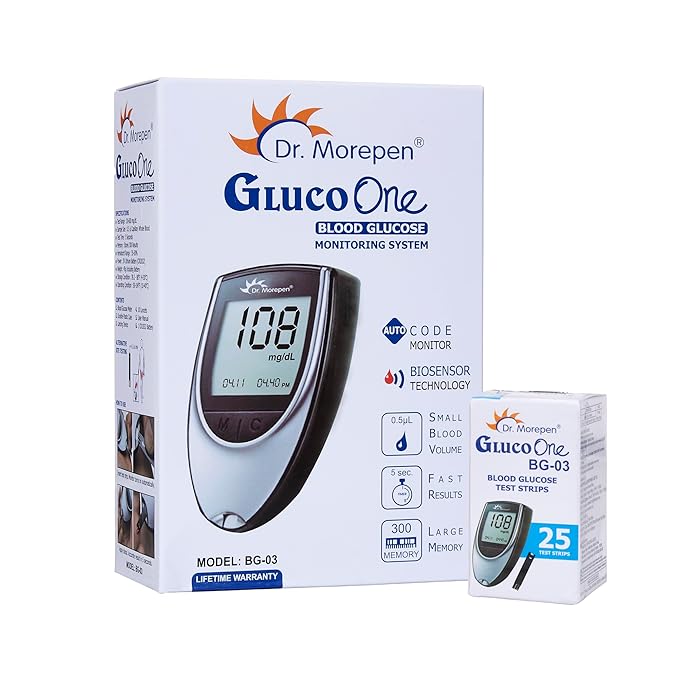 Dr. Morepen GlucoOne BG-03 Blood Glucose Monitoring System