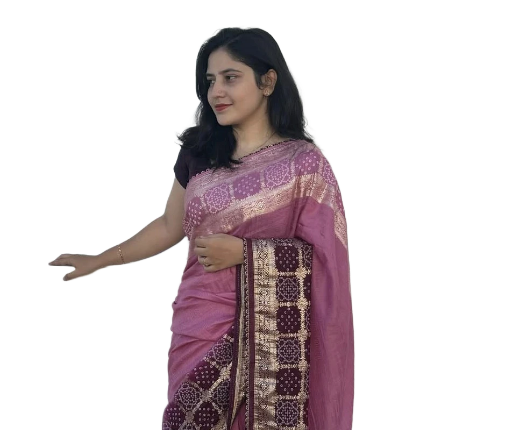 Gulbahar Mauve Saree