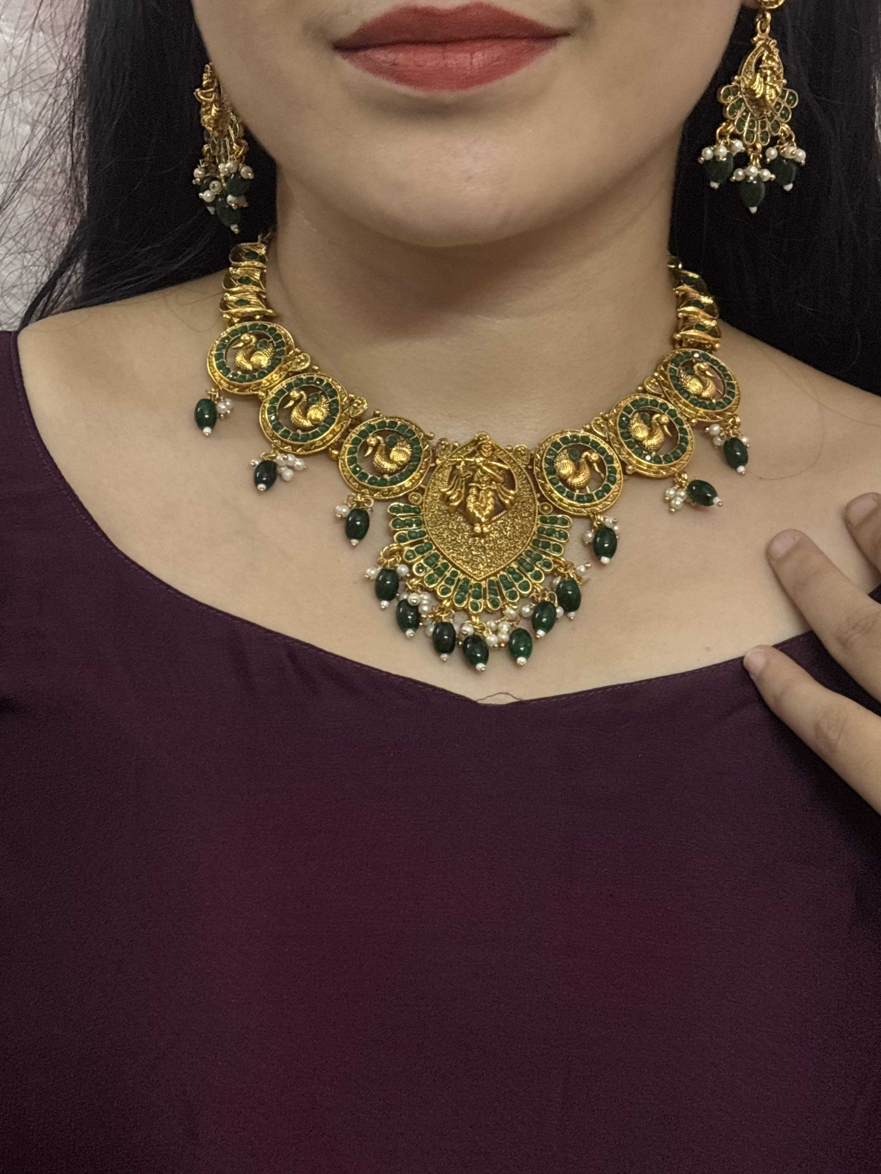 Emerald Dynasty Temple Necklace