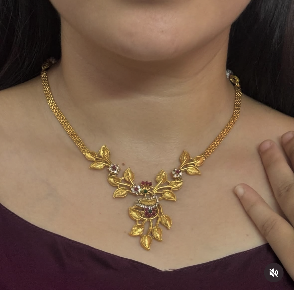 Elegant Peacock Chain