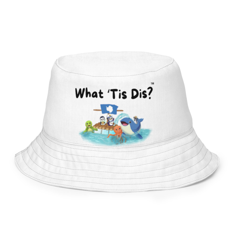 Reversible Bucket Hat - White