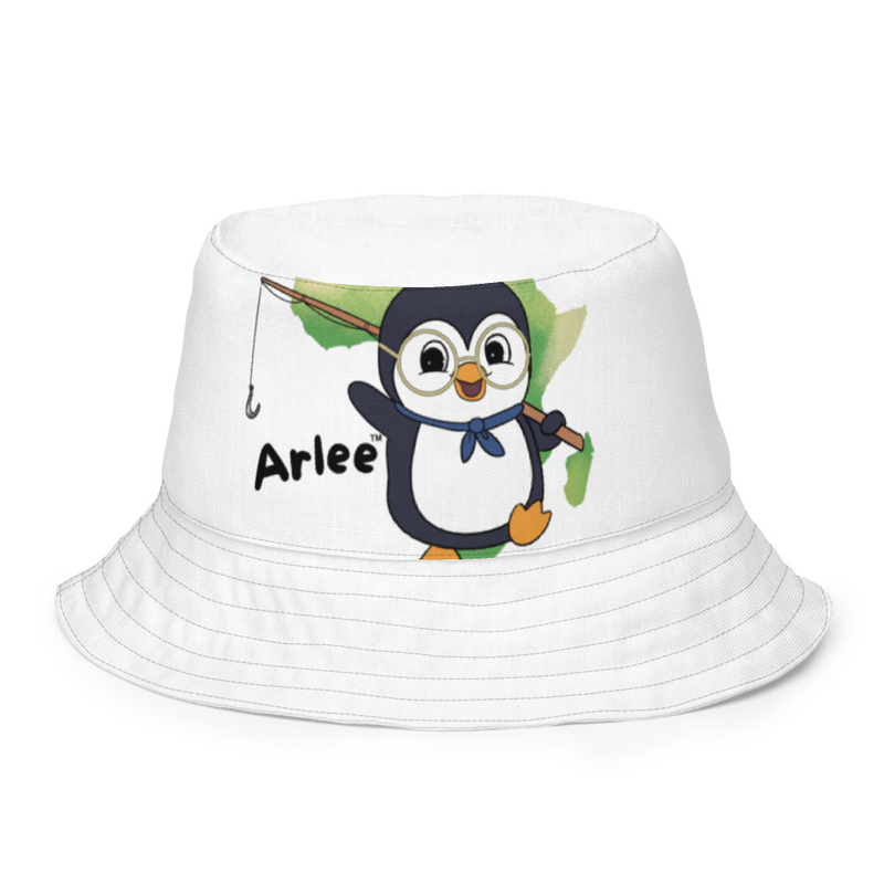 Reversible Bucket Hat - White_Arlee