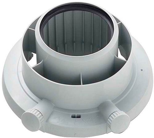 ADAPTATEUR 80/125 POUR ISOTWIN-THEMAFAST-THEMAPLUS-THEMA CONDENS AS BULEX