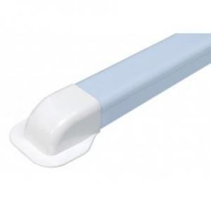 Caperon arrondi pour goulotte PVC