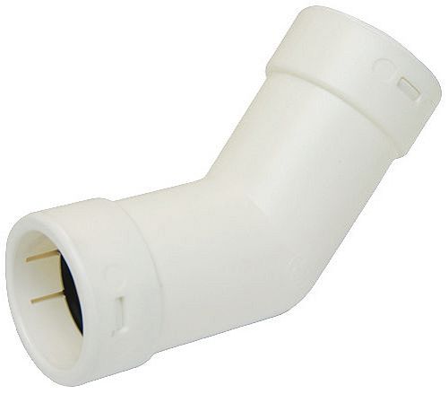 COUDE PVC ÉVACUATION CONDENSATS 45° 25MM