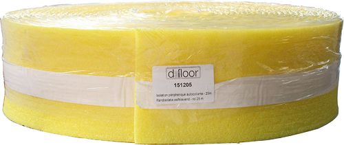 ISOLATION PERIPHERIQUE PE AUTOCOLLANT AVEC BAVETTE ROULEAU 25M