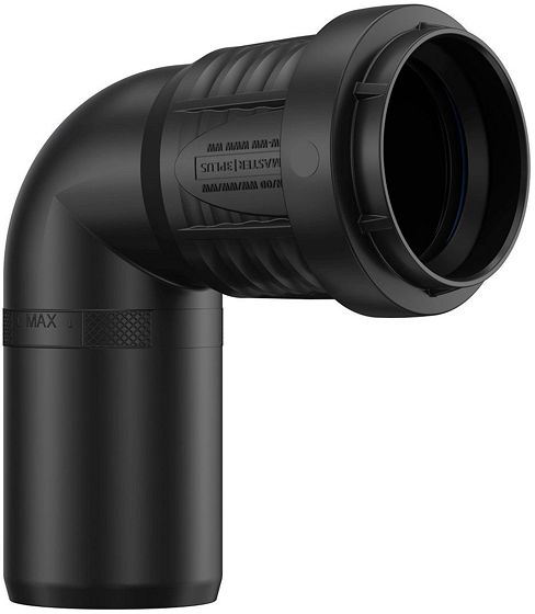 COUDE PP 90°MF 40MM NOIR