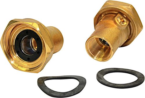 KIT (2P) VANNE A RACCORD POUR CIRCULATEUR 6/4"-4/4"F