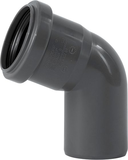 COUDE 67° MF 50MM PP HT-SAFE OSTENDORF