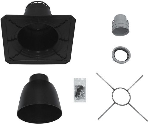 COUVRE CHEMINEE VAILLANT 80MM FLEXCONDENS ALUMINIUM/PP