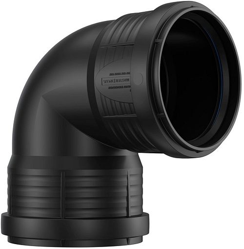 COUDE PP 90°.FF 90MM NOIR