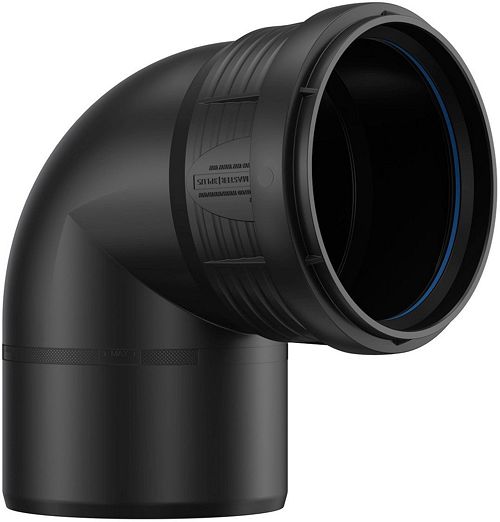 COUDE PP 90°MF 125MM NOIR