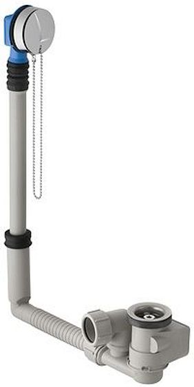 SIPHON POUR BAIGNOIRE GEBERIT BOUCHON+CHAÎNE CHROME