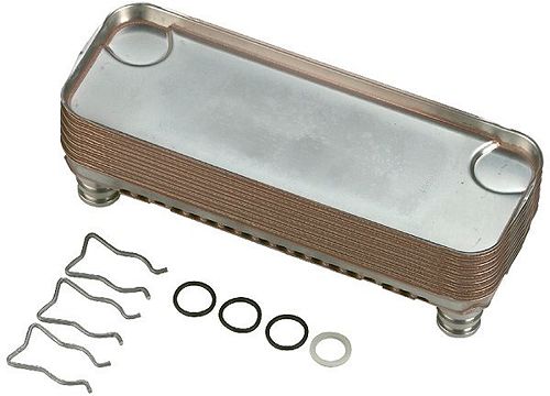 ECHANGEUR SANITAIRE A PLAQUES 12PLACES VUW PLUS PRO VAILLANT