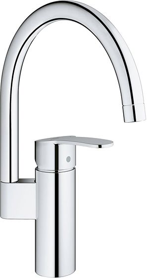 MITIGEUR CUISINE EUROSTYLE GROHE BEC HAUT CHROME