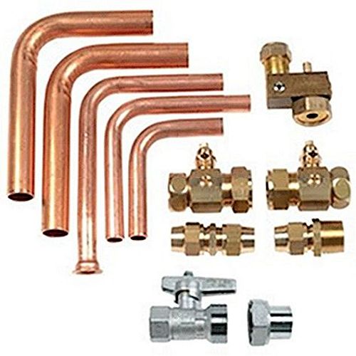SET DE RACCORDEMENT POUR CHAUDIERE MURALE AU GAZ VC/VCW VAILLANT+ROBINET DE GAZ