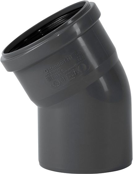 COUDE 30° MF 90MM PP HT-SAFE OSTENDORF