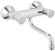 MELANGEUR CUISINE COSTA GROHE BEC EN-DESSOUS 20CM CHROME