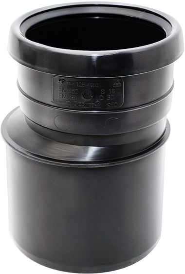 REDUCTION PP MF +JOINT 125-110MM NOIRE