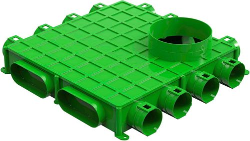 CAISSON DE DISTRIBUTION CONDUITS FLEXIBLE SOL 12X63 DUCOFLEX D180