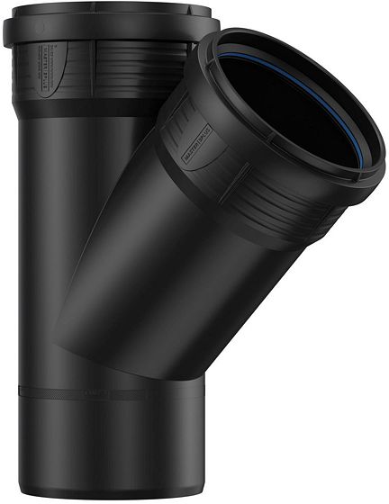 T PP 45°MFF 125-125MM NOIR