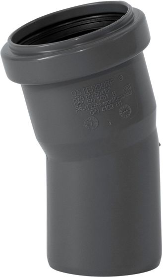 COUDE 15° MF 50MM PP HT-SAFE OSTENDORF