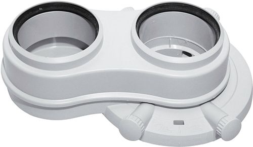 ADAPTATEUR CLV ECOTEC NEW (>35KW) VAILLANT 2X80MM